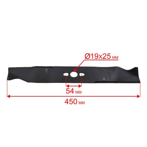 Нож для газонокосилки оригинальный DDE 18" LM 46-60/D/DB_WYZ18-WD65 --> 246-630-003--> 246-630-003-Tehinstrument