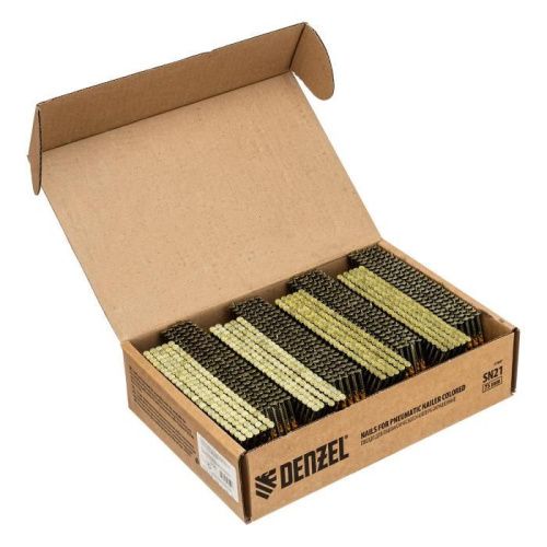 Гвозди для пнев. нейлера (крашен.), длина - 75 мм, диам. - 3,05 мм, 2000 шт. Denzel-Tehinstrument