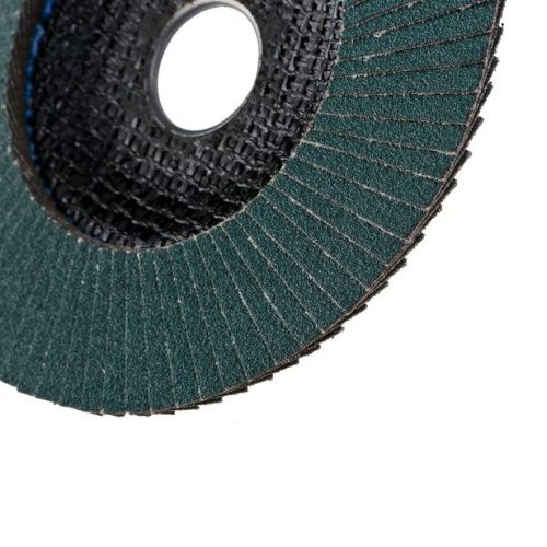 Круг зачистной лепестковый ЦИРКОНИЕВЫЙ 125х22, зерно 120, Hanskonner-Tehinstrument