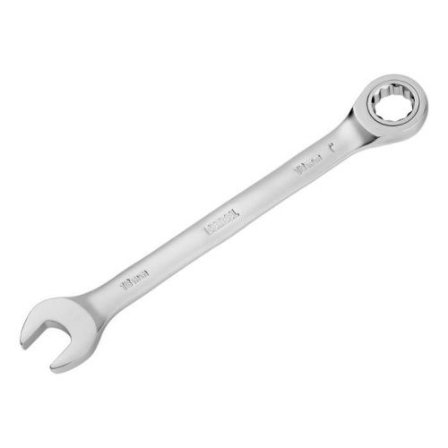 Ключ комбинированный трещоточный, 18 мм, CrV, матовый хром Denzel-Tehinstrument