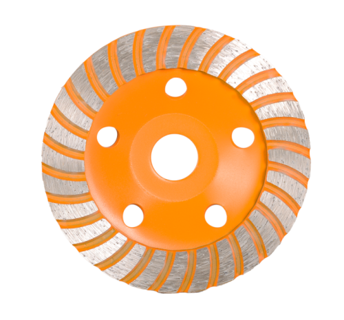 Чашка алмазная зачистная, 125 мм, Турбо Вихрь-Tehinstrument