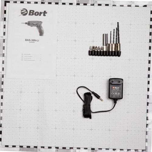 Аккумуляторная отвертка Bort BAS-36N-Li (отвертка Борт 36), 93728182-Tehinstrument