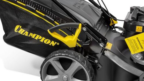 Газонокосилка CHAMPION LM5344 (PRO 4,4кВт привод 525мм 65л 25-75мм 1рычаг/6, 38кг 4в1)-Tehinstrument