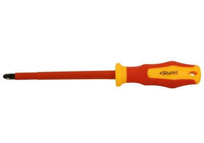 Отвертка крестовая, PH3х150мм, CrV, диэлектрическая  Sturm-Tehinstrument