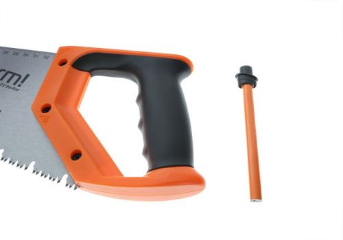 Ножовка для мокр. дерева, с карандашом,400мм,7-8TPI,3D, серия Кулибин,  Sturm-Tehinstrument