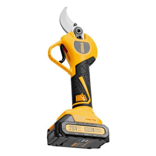 Секатор аккумуляторный, бесщет., CP-30BL, Li-Ion, 20 В, лезвия SK5 // Denzel-Tehinstrument