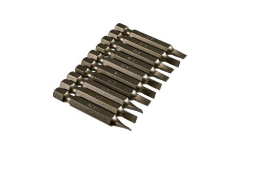 Биты SL4x50мм,сталь S2, С МАГНИТН. НАКОНЕЧНИКОМ,10 шт. В пластик.кейсе  Sturm-Tehinstrument