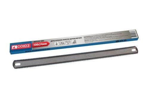 Полотно ножовочное двухстороннее 300 мм СОЮЗ-Tehinstrument