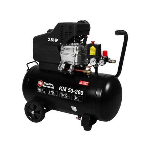 Компрессор поршневой масляный QUATTRO ELEMENTI KM 50-260-Tehinstrument