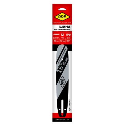 Шина пилы цепной сварная DDE 16"/ 40 см 3/8"-1,3-56 зв-Tehinstrument