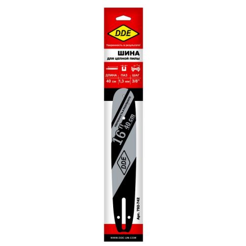 Шина пилы цепной сварная DDE 16"/ 40 см 3/8"-1,3-56 зв-Tehinstrument