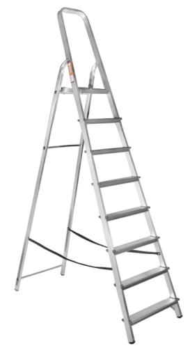 Стремянка алюминиевая ВИХРЬ СА 1х8-Tehinstrument