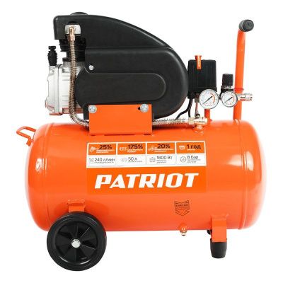 Компрессор поршневой масляный Patriot LRM 50-240 C-Tehinstrument