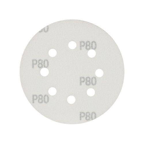 Круг шлифовальный на липучке (125 мм, Р80, 8 отв.), Patriot-Tehinstrument