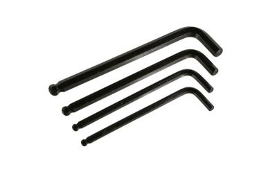 Набор шестигранных ключей с шаром 1, 5-10 мм, CrV, 7шт, оксидированное покрытие  Sturm-Tehinstrument