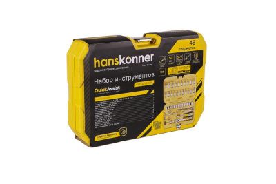 Набор инструментов для автомобиля 46 предметов Hanskonner-Tehinstrument