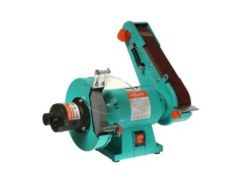 Станок точильный дисково-ленточный BG61150  Sturm,350Вт,150 мм,50*686, подключение насадки для заточки сверл-Tehinstrument