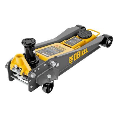 Домкрат гидравлический подкатной, 2/3 т, 98-770 мм, быстрый подъем, низ. подхват, проф, SUV Denzel-Tehinstrument