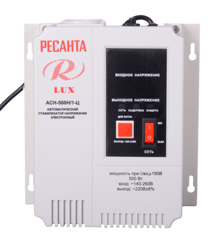 Стабилизатор напряжения Ресанта АСН-500Н/1-Ц LUX-Tehinstrument