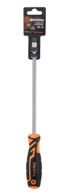 Отвёртка шлицевая ВИХРЬ SL8 200мм-Tehinstrument