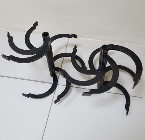 Фрезы Целина для мотоблоков с осью шестигранник 32 мм. 7 зубов, (ротоваторы под шестигранник 32 мм.)-Tehinstrument