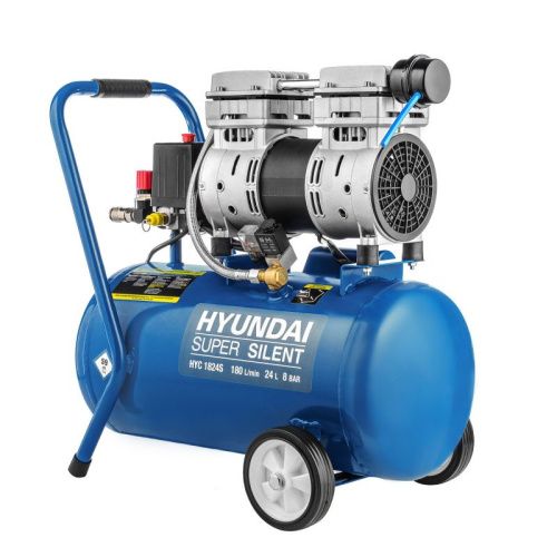 Безмасляный компрессор HYUNDAI HYC 1824S (компрессор Хендай 1824)-Tehinstrument
