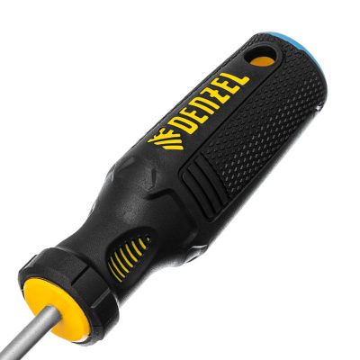 Отвертка, SL5x100 мм, S2, 3к рукоятка Denzel-Tehinstrument