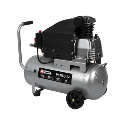 Компрессор поршневой масляный QUATTRO ELEMENTI VENTO-24-Tehinstrument