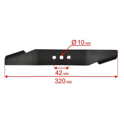 Нож для газонокосилки оригинальный DDE LMB3340 BlueTecНож для газонокосилки DDE LMB3340 BlueTec-Tehinstrument