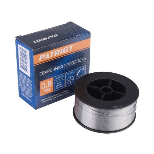 Проволока с флюсом 0.8мм, 1кг, PATRIOT-Tehinstrument