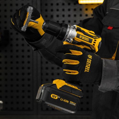 Щетка для дрели, 75 мм, Плоская, со шпилькой, нержавеющая витая проволока Denzel-Tehinstrument