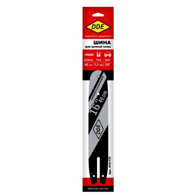 Шина пилы цепной сварная DDE 16"/ 40 см 3/8"-1,3-55 зв-Tehinstrument