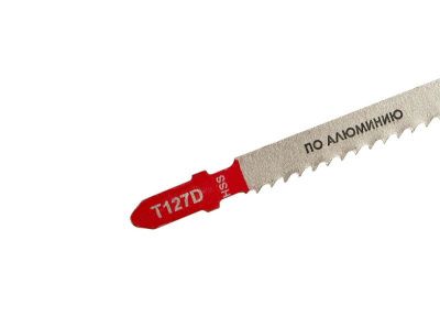 Пилки для лобзика по алюминию T127D, 2 шт, 100х74мм, шаг зуба 3мм, быстрый прямой рез, HSS, БОЕКОМПЛЕКТ-Tehinstrument