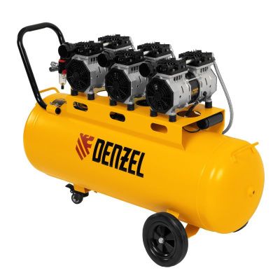 Компрессор безмасляный, малошумный Denzel DLS 1800/100-Tehinstrument