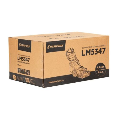 Бензиновая газонокосилка CHAMPION LM5347-Tehinstrument