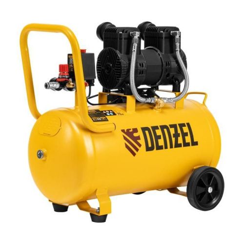 Малошумный безмасляный компрессор Denzel DLP-1500/50-Tehinstrument