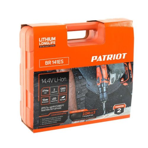 Дрель-шуруповерт аккумуляторная Patriot BR 141 ES-Tehinstrument