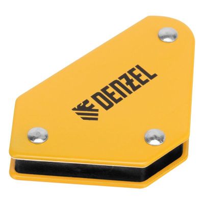 Набор из 2 магнитных сварочных фиксаторов и магнитной клеммы "масса" Denzel-Tehinstrument