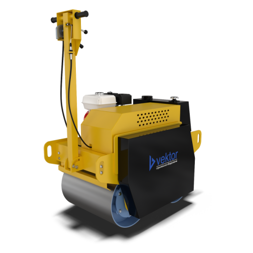 Виброкаток ручной двухвальцовый Vektor VRDR-600-Tehinstrument