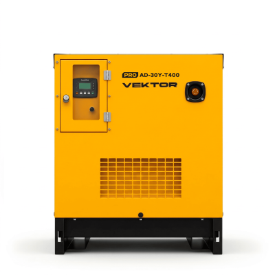 Дизельный генератор Vektor AD-30Y-T400 PRO в шумозащитном кожухе-Tehinstrument
