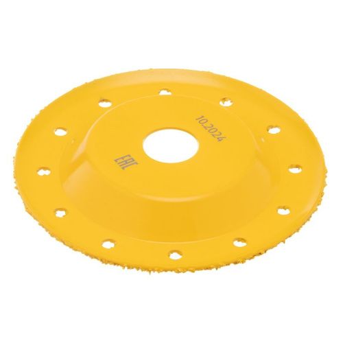 Чашка твёрдосплавная зачистная Denzel,125 мм, наклонная, среднее зерно #16-Tehinstrument