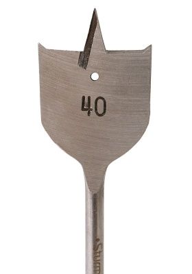 Сверло перовое по дереву, 40мм, шестигранный хвостовик,  Sturm-Tehinstrument