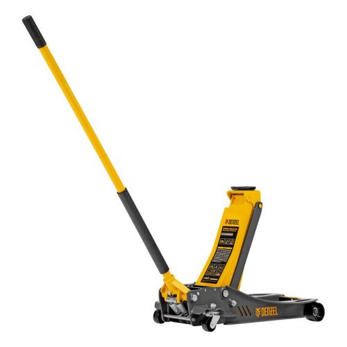 Домкрат гидравлический подкатной, 3,8 т, 110-580 мм, быстрый подъем, низкий подхват, проф. Denzel-Tehinstrument