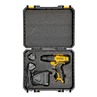 Аккумуляторный шуруповерт Denzel CDQ-12, Li-Ion, 12 В-Tehinstrument