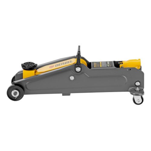 Домкрат гидравлический подкатной, 2 т, 135-385 мм, в пласт. кейсе Denzel-Tehinstrument