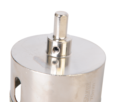 Коронка алмазная по керамограниту 70 х 70 мм,3гр. Хв., с центрир. Cверл.  Sturm-Tehinstrument