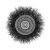 Щетка для дрели, 65 мм, Чашка, со шпилькой , нержавеющая витая проволока Denzel-Tehinstrument