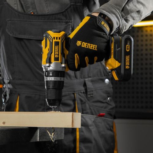 Дрель-шуруповерт аккумуляторная ударная бесщет Denzel CIDB-18-02-Tehinstrument