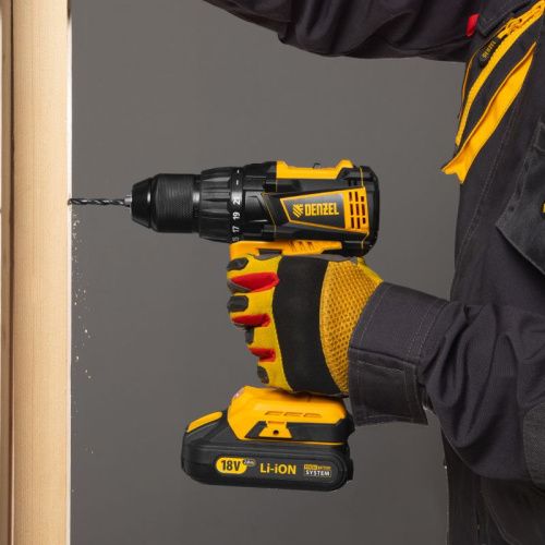 Дрель-шуруповерт аккумуляторная Denzel, бесщет. BLDL-IB-18-02-Tehinstrument