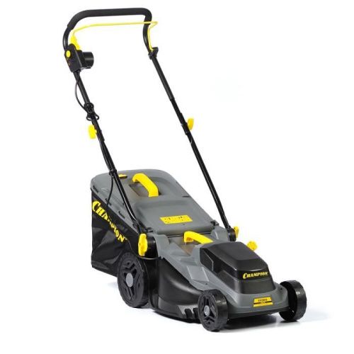 Газонокосилка эл. CHAMPION EM3816 (1,6 кВт пласт.+ткань травосб. 42л ширина 380мм 30-75мм, 11,3кг)-Tehinstrument